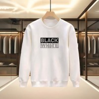 BLACK-WHİTE BASKILI BEYAZ SWEATSHİRT