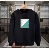 KARE ETNİK BASKILI SİYAH SWEATSHİRT