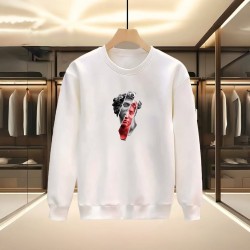 HEYKEL BASKILI BEYAZ SWEATSHİRT