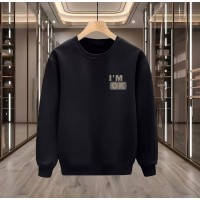 IM OK BASKILI SİYAH SWEATSHİRT