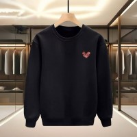 KALP BASKILI SİYAH SWEATSHİRT