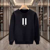 PAUSE BASKILI SİYAH SWEATSHİRT