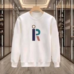 İR BASKILI BEYAZ SWEATSHİRT