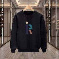 İR BASKILI SİYAH SWEATSHİRT