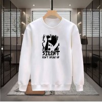 SLİENT BASKILI BEYAZ SWEATSHİRT
