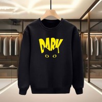 DARK BASKILI SİYAH SWEATSHİRT