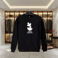 GEOMETRİK ŞEKİL BASKILI SİYAH SWEATSHİRT