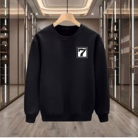 7 BASKILI SİYAH SWEATSHİRT