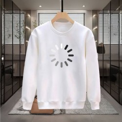 LOADİNG BASKILI BEYAZ SWEATSHİRT