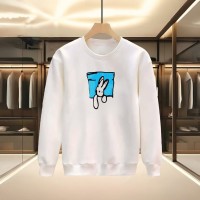 TAVŞAN BASKILI BEYAZ SWEATSHİRT