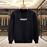 TRUST BASKILI SİYAH SWEATSHİRT