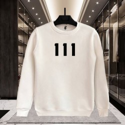 111 BASKILI BEYAZ SWEATSHİRT