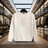 KADIN PORTRE BASKILI BEYAZ SWEATSHİRT