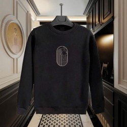 KADIN PORTRE BASKILI SİYAH SWEATSHİRT